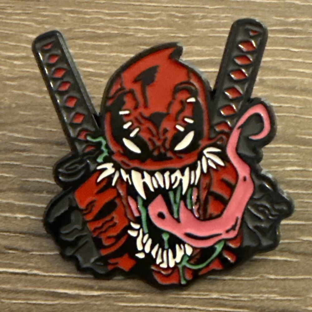 Deadpool Venom Gaming Movie Enamel Metal Pin Collectible